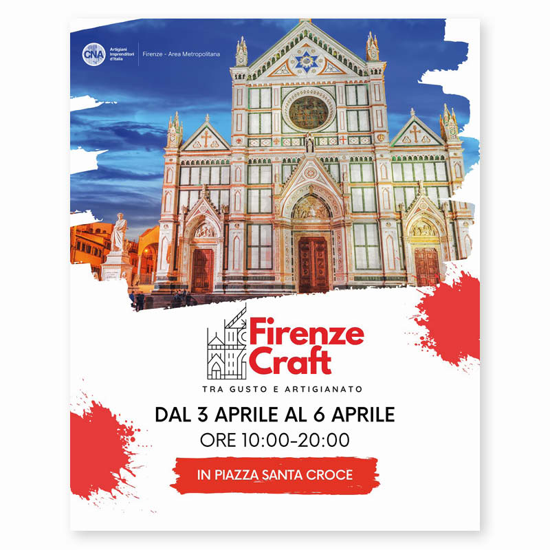 Volantino Firenze Craft con luogo, date e orari